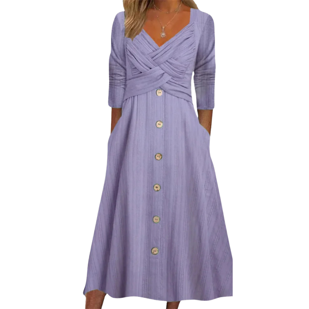 Stella Elegant Tummy Coverage Midi Dress
