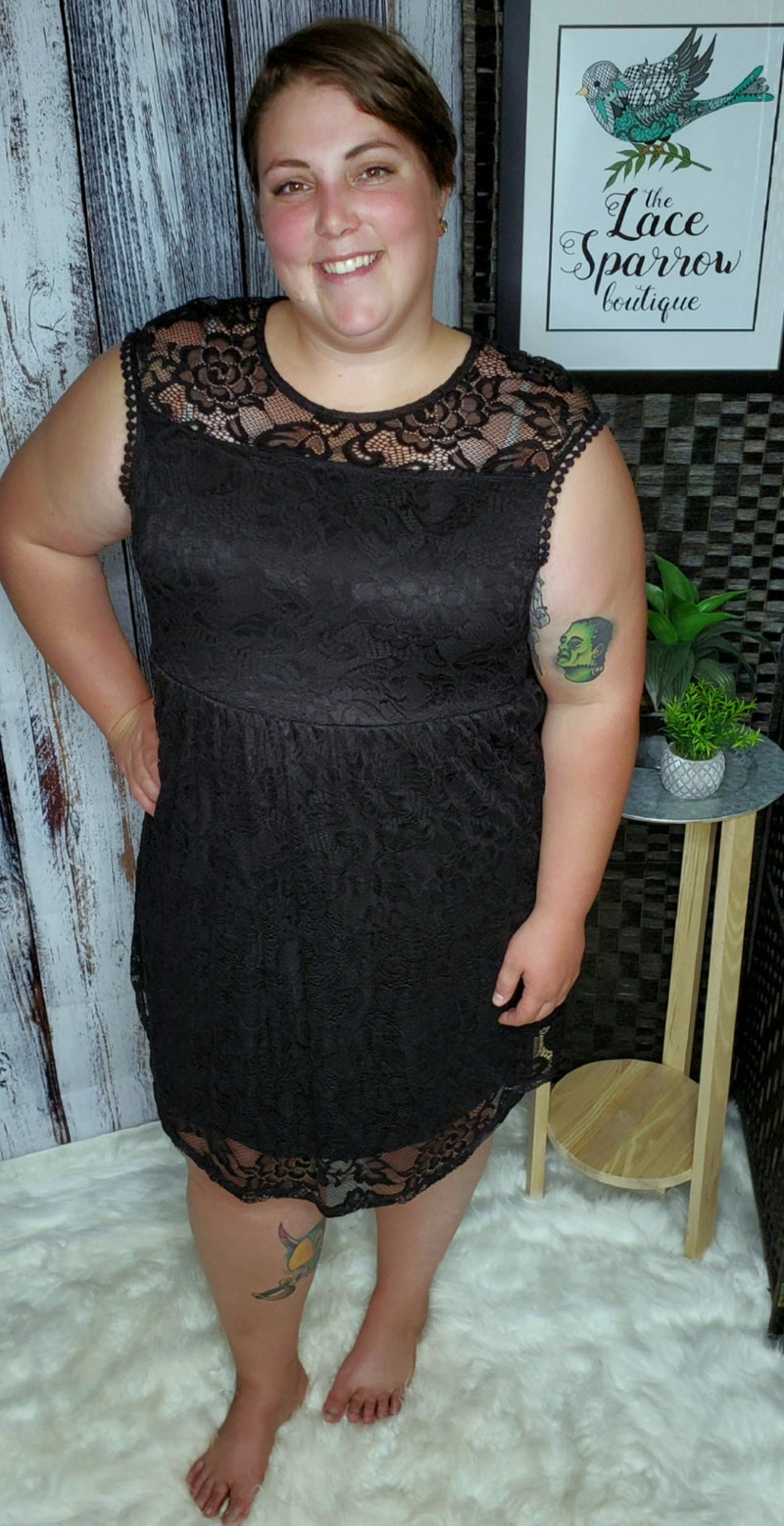 Black Lace Affair Dress