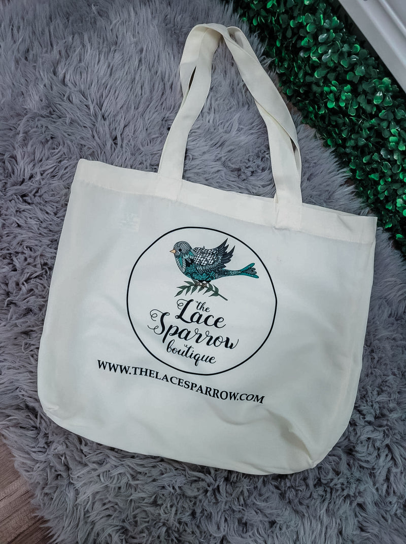 The Lace Sparrow Reusable Shopping Bag